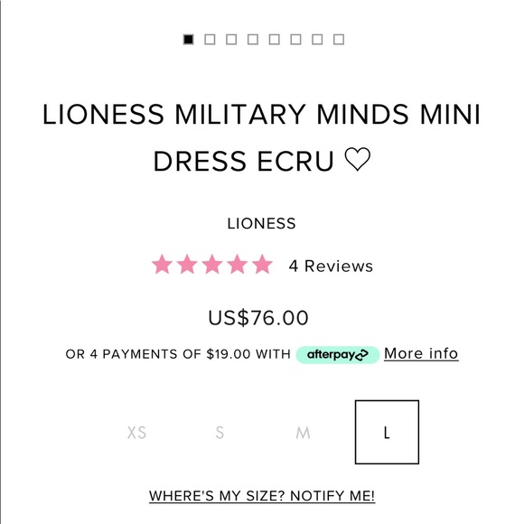 Lioness Mini Dress - Picture 6 of 9